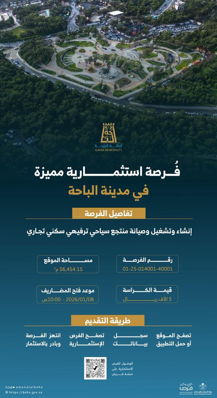 Investment Opportunity for an Integrated Tourism Resort in Al Baha